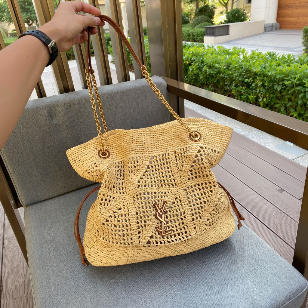 Straw Designer Bag Wanderer Shoulder Bag Handbag Luxury Wallet Braided Rope Knot Bucket Bag Large Capacity Tote Bag Women's Handbags High-Quality Luxury bag