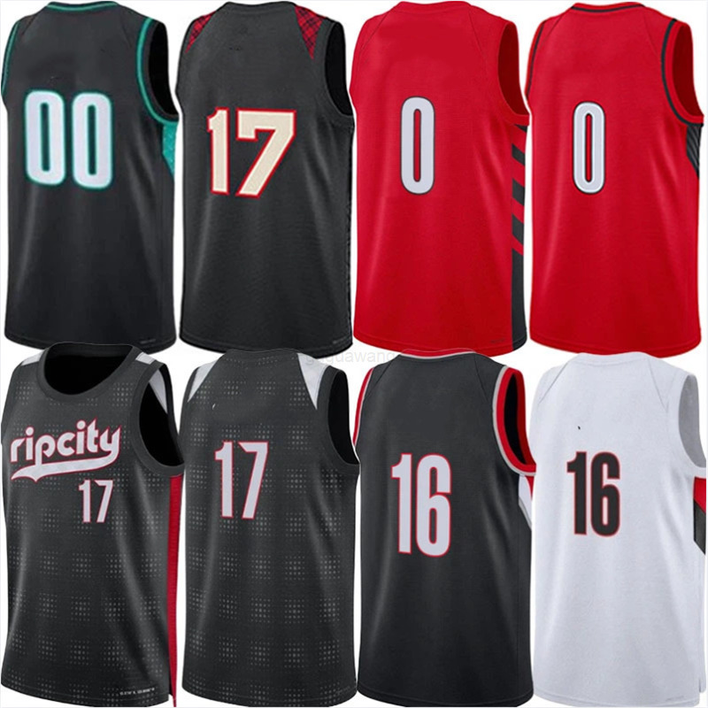 25 26 Portlands Blazer Basketball Jerseys Yang Hansen Deni Avdija Damiann Lillard Scoot Henderson Shaedon Sharpe Jrue Holiday Toumani Camara Clingan City Jersey