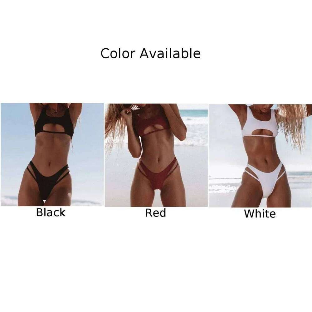 Womens Bikini Set Swimsuit Swim Lingerie Teddy Sexy Slim Body Surf Summer Beachwear Bra Thong Panties Z260206