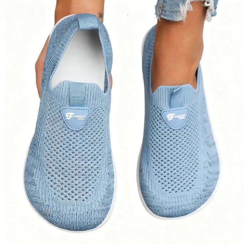 Wide Toe Flat for Women Lightweight Comfortable Fashion Walking Shoes New Minimalist Mesh Causal Sneakers Zapatos De Mujer
