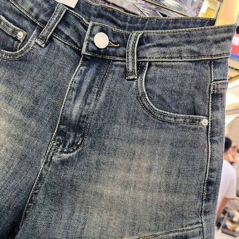 Outdoor With Pockets Loose Denim Shorts for Women Designer Fashion Clothing Nre Youthful Trend Comfy XL Short Jean Pants Woman C260206