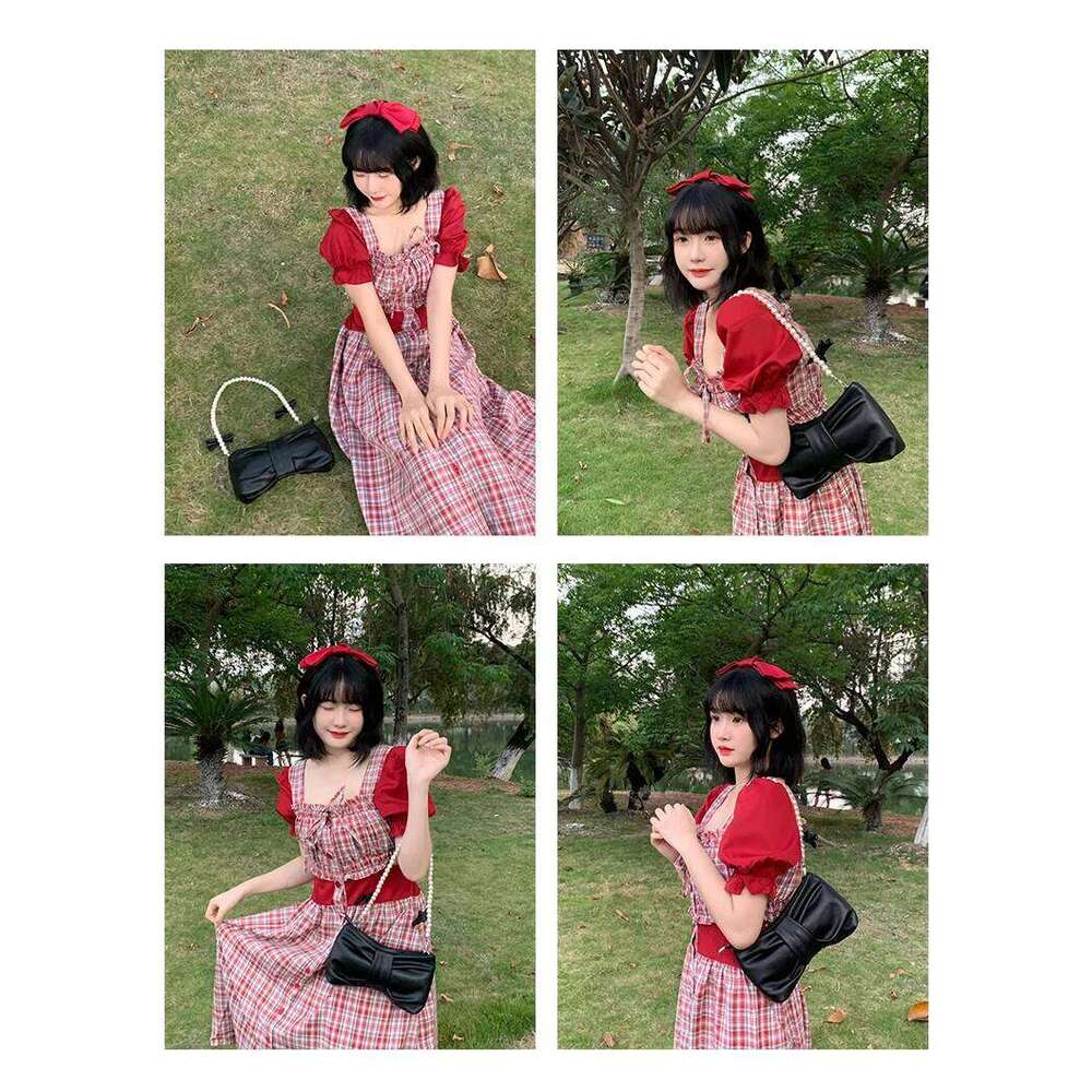 Girly Pearl Bow Cute Underarm Fairy Women's Small Pink Shoulder Bag Soft PU Leather Female Pearlescent Clutch Purse Handbags Y260205