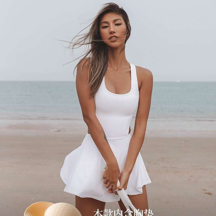 European and American New Tennis One-piece Yoga Women Sports Fitness Running Outdoor fashion Training Dress