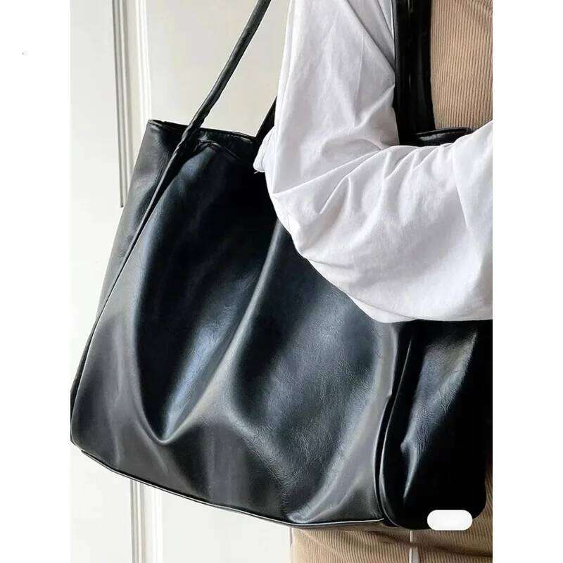Spring Summer Women's Tote Commuter Shoulder Underarm Bag High Quali Large Capaci Handbag PU Leather Magnetic Buckle Y260205