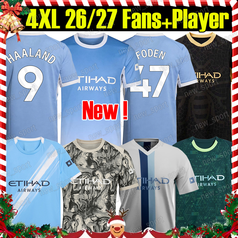 4XL 26/27 MAN CITY HAALAND soccer jerseys 2026 Horse Year FODEN DOKU SAVINHO REIJNDERS CHERKI MATHEUS N. SEMENYO DONNARUMMA men kids kits socks set Football shirts