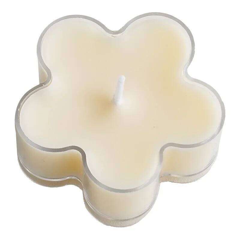 Flower 4h Tea Light Scented Aromatherapy Soy Wax Candles Wedding Birthday Candle Party Home Decoration S260205