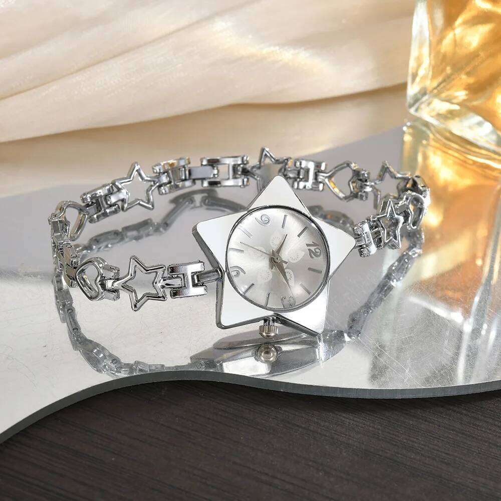 New Creative Fashion Simple Holiday Star Pentagram Bracelet Women's Quartz Watch Z260206