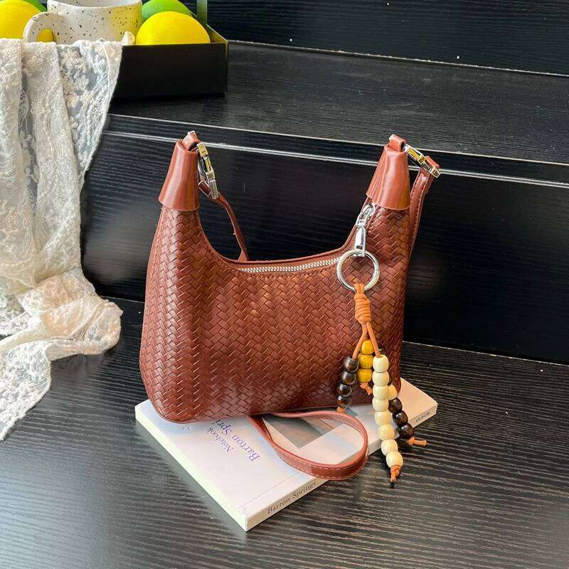 Women Elegant Classic Luxury Leather Shoulder Bag High End Tote Handbag Daily Crossbody Carry Y260205