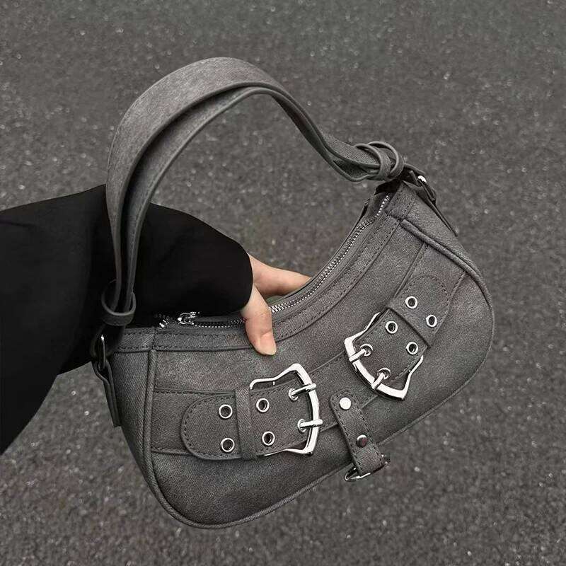 Sweet and Cool Spicy Girl Fashion Niche Underarm High-end Feeling for Women 2024 New Casual Versatile Shoulder Bag Y260205