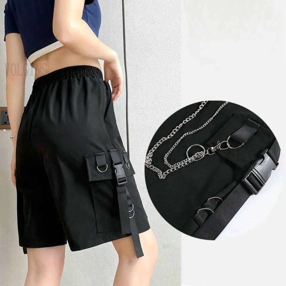 Summer Fashion Korea Style Solid Color Wide Leg High Quality Short s Women Casual Loose Harajuku Shorts C260206