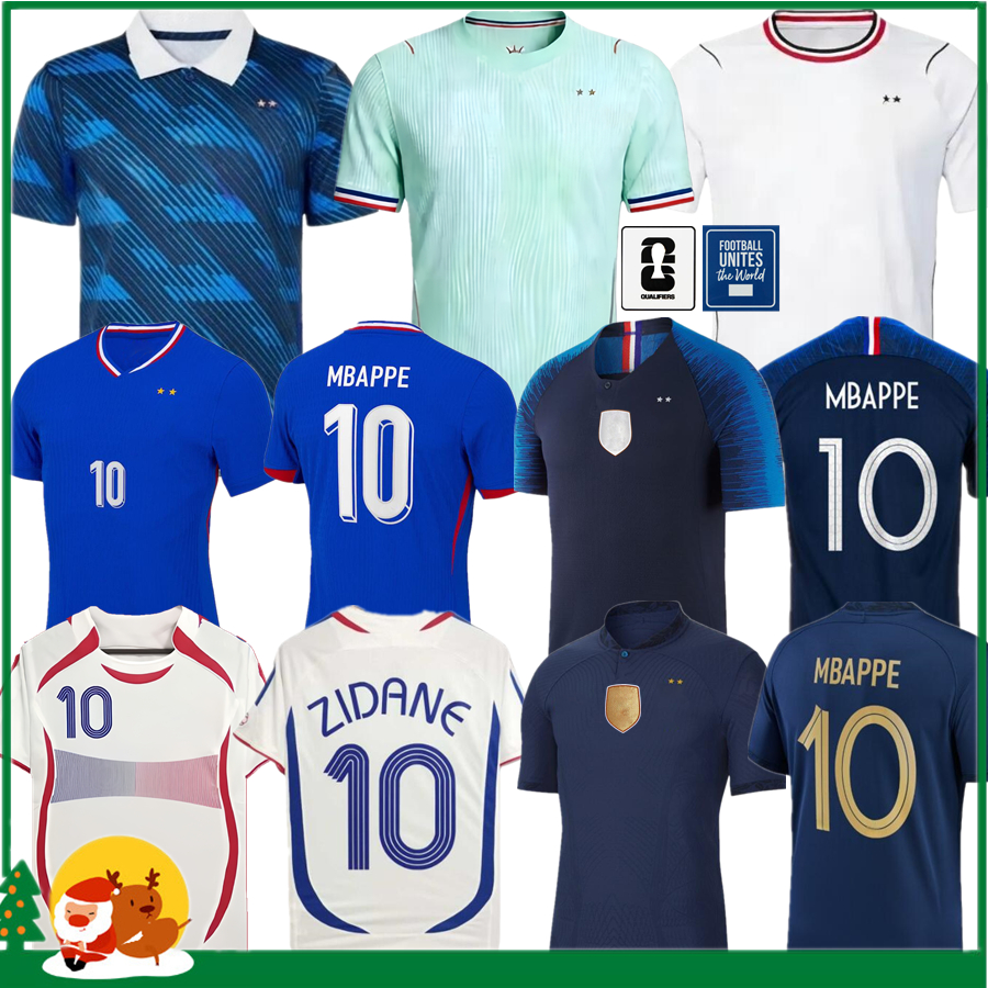 france jersey world cup 2026 French Soccer Jerseys MBAPPE GIROUD DEMBELE EKITIKE Olise GRIEZMANN Kids Men retro Football tops Shirt maillot de foot ZIDANE vintage