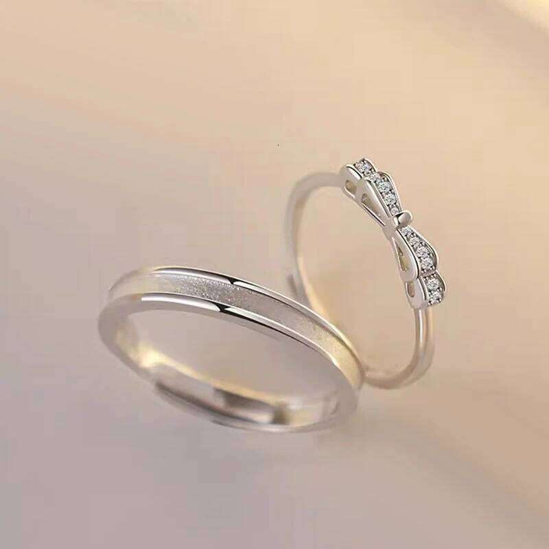 New Silver Stackable Infinite Simple Elegant Stars For Women Original Wedding Ring Jewelry Gift W260206