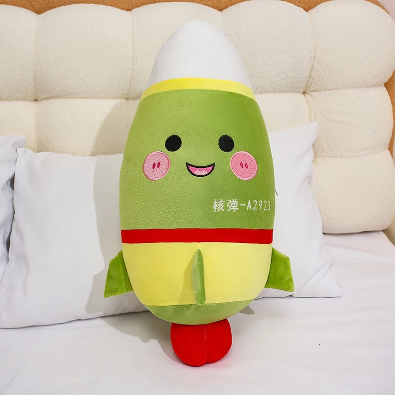 Plush Dong Feng Missile Toy Stuffed DF5C DF61 Throw Pillow Home Decor Birthday Gift Nuclear bomb Plush Toy For Boys 260129 - view 6
