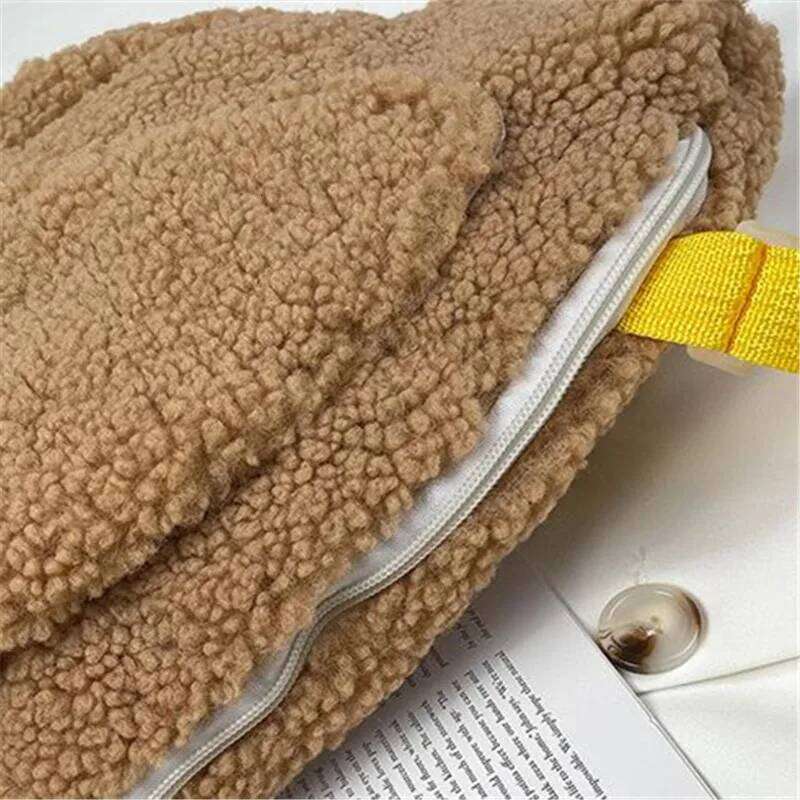 Charming Plush Chicken Crossbody Bag Soft Texture Whimsical Design - Ideal Gift for Animal Lovers & Festive Occasions XJ260129