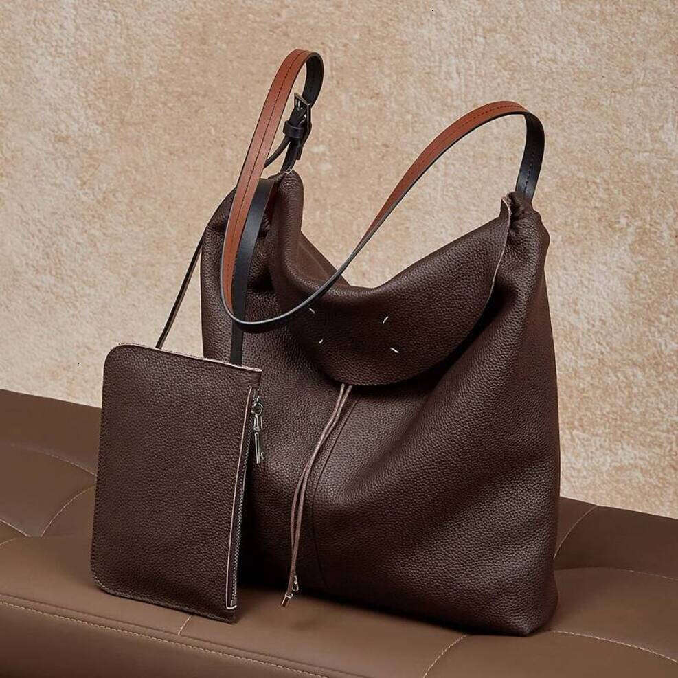OLOEY Hifashion Cow Genuine Leather Bucket Shoulder Tote Bags For Women 2025 Luxury Creativity Crossbody Hobos Shopper Ladies Handbags