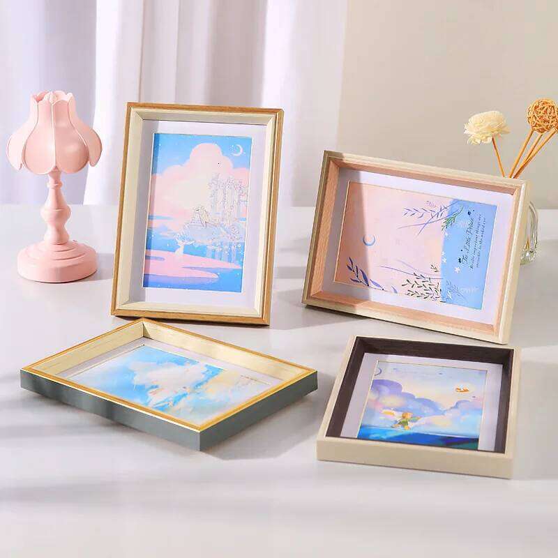 Minimalist Photo Versatile A4 Tabletop Display Wall Mount Picture Frame - Stylish Decoration for & Office Home Decor S260205