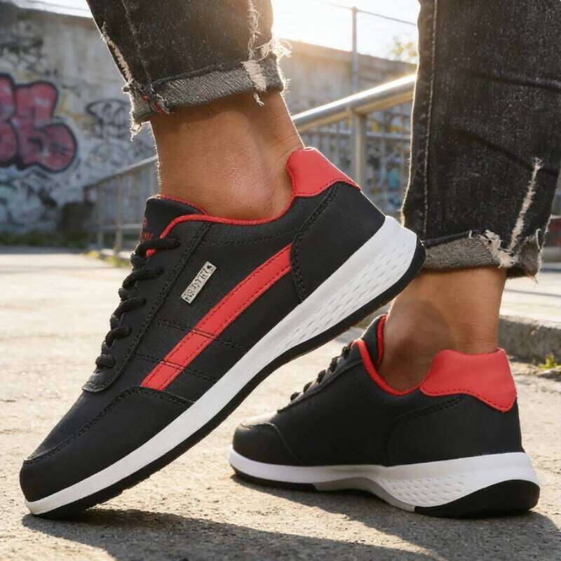 Shoes for Lace Up Footwear Vulcanized Men Casual Sneaker Fashionable Lightweight Anti Slip Comfortable Man Shoe Tennis Masculino