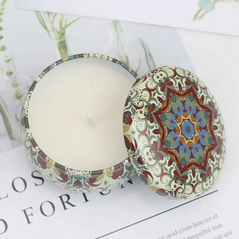 Candle in tin cans without wax, household bedroom fragrance candles, emergency lighting with scented lamps H260205