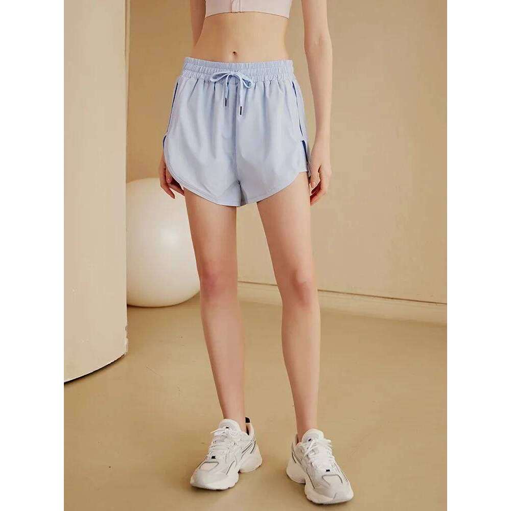 Women's Sports Shorts High Waist Short Pants Fake Two Pieces Yoga Leggings Outdoor running Quick Dry summer exercise shorts XJ260206