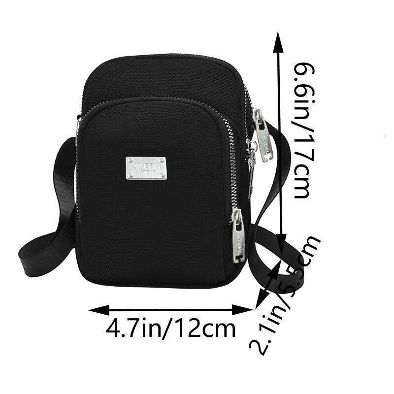 Multi-Color Mini Crossbody Bag, Versatile Casual, Multi-Compartment, Daily Outings, Fashionable & Practical XJ260129