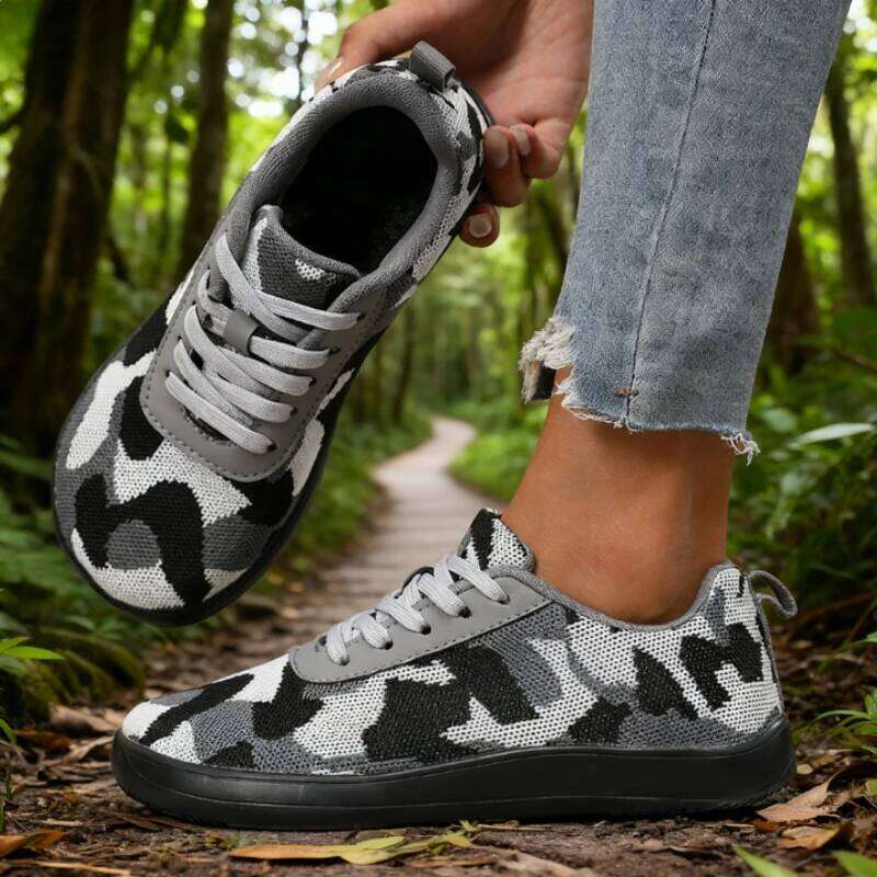 New Women's Fashion Camouflage Mesh Sneakers Lightweight Platform Casual Breathable Non-slip Walking Footwear Women Shoes