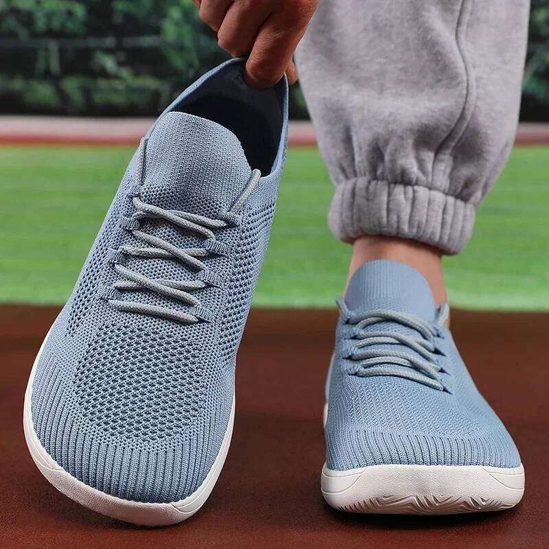 Women's Casual Lightweight Mesh Breathable Cool Summer Fashionable Big Toe Flat Shoes Comfortable Non Slip Woman Sneakers