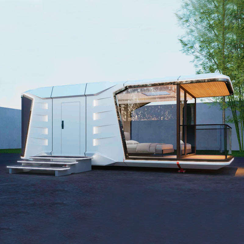 Modern Expandable House For Retreat Center 20ft 40ft Folding Cabin Prefab Modular Container Home With Multiple Bedrooms And Bathrooms