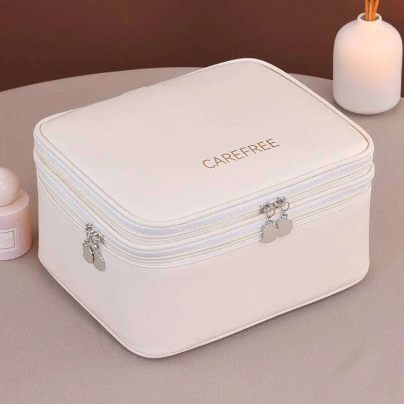 New women's bag, portable multifunctional bathroom makeup storage box, large capacity Cosmetics organizer, pencil case Y260206