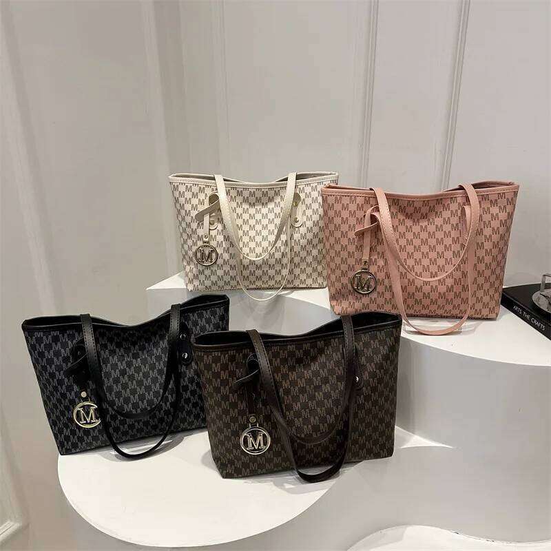 Relaxed Feel Tote Bag for Commuting, Women's 2025 Spring New Fashion Shoulder Bag, Large Capacity Handbag Y260205