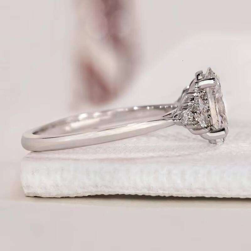 14K 18K Solid Gold Grown Engagement Ring For Men Women Igi Gia Certified 2Ct 3Ct Vvs Lab Diamond Jewelry Custom