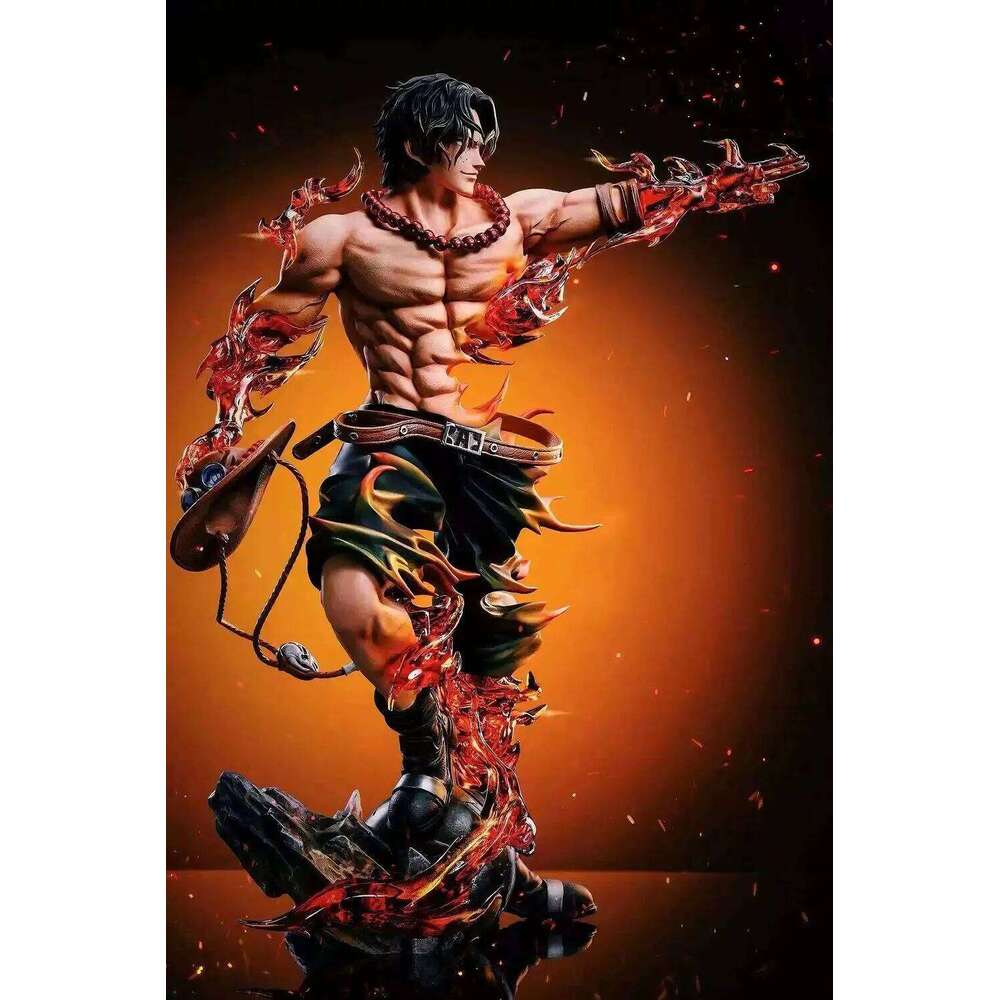 One Piece Anime Figure PortgasD Ace Action Figurine Statue Pvc Gk Model Collection Doll Desk Decoration Toy Birthday Gifts C260205 - view 7