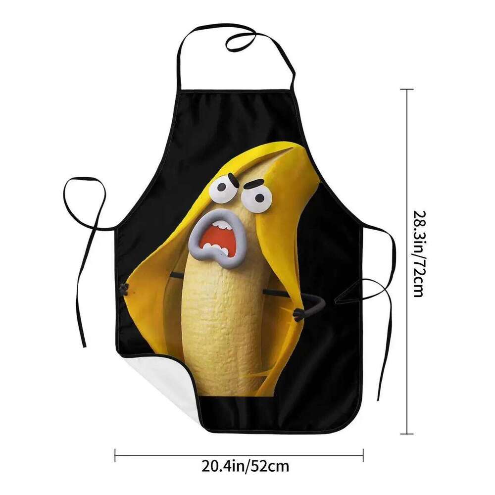 Banana Joe - The Amazing World Of Gumball Apron Chef Cooking Baking Tablier Sleeveless Bib Kitchen Cleaning Pinafore S260205