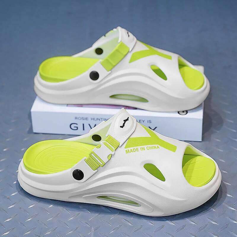 Summer Fashionable Versatile Comfortable Non Slip Beach Sandals Furniture Shower Outdoor Dual Use Men's Slippers