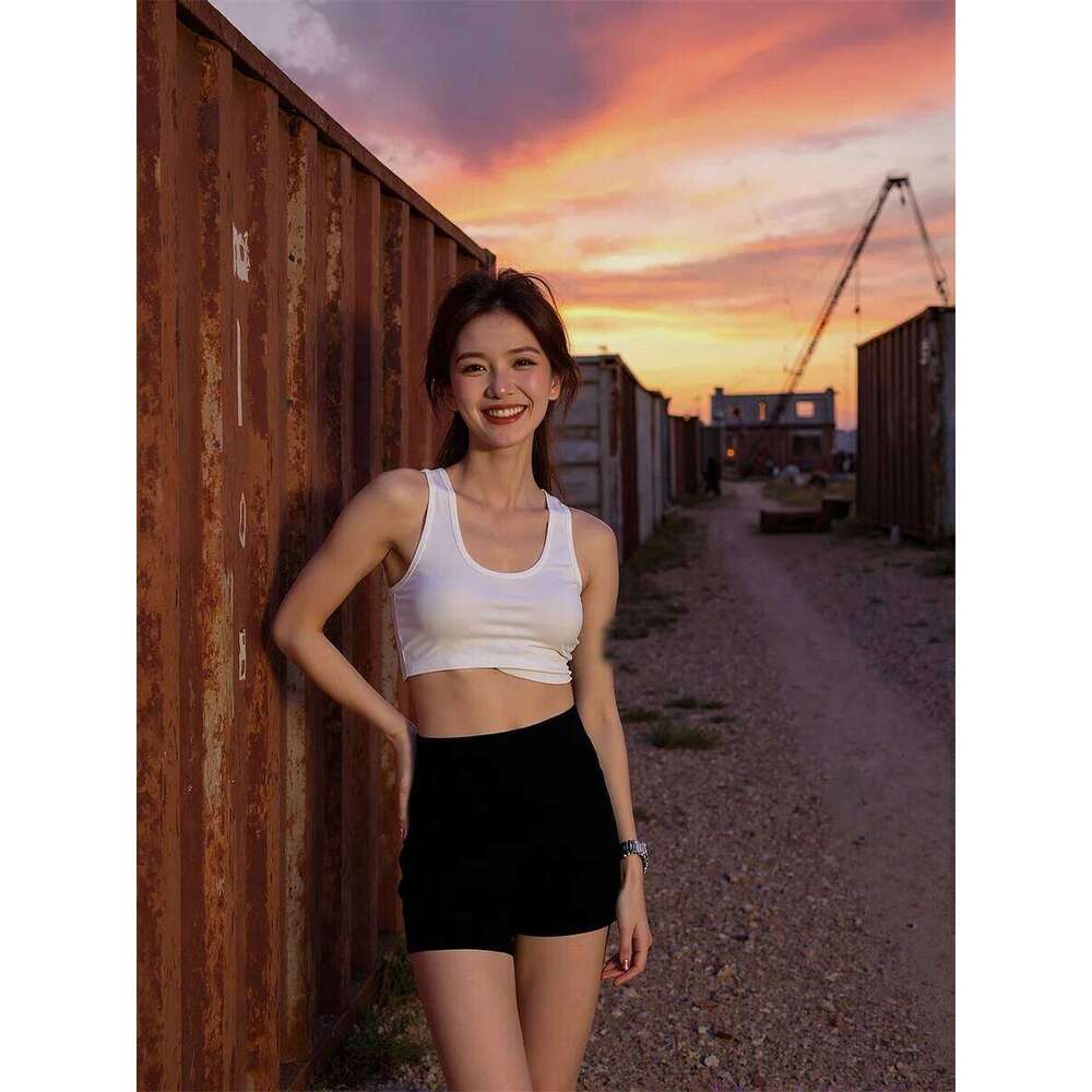 Sexy High Waist Loose Shorts Designed Elegant Women'S Clothing Summer Personality Slim-Fit Vacation Resort Girls Light Airy Cool XJ260206