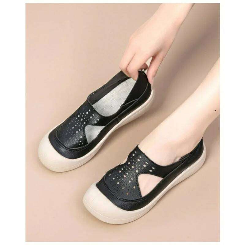 Spring new women's casual and comfortable multifunctional soft soled breathable flat shoes special price shoe bag shipping fee