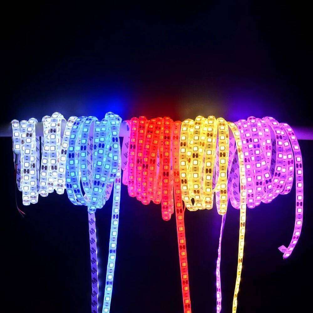 Led Strip 5050 RGB 12V 24V 5m 10m 20m 30m 50m 100m Flexible Light 6mm 10mm Tape 60LED/m High Brightness Ribbon Waterprof Decor Z260206