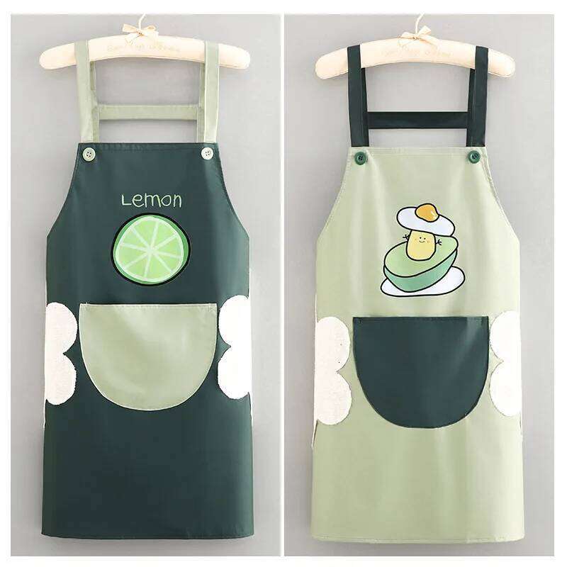 Stylish Minimalist Womens Apron: Waterproof, Oil-proof, Cute Japanese-Korean Style, Ideal for Kitchen & Photography S260205 e83