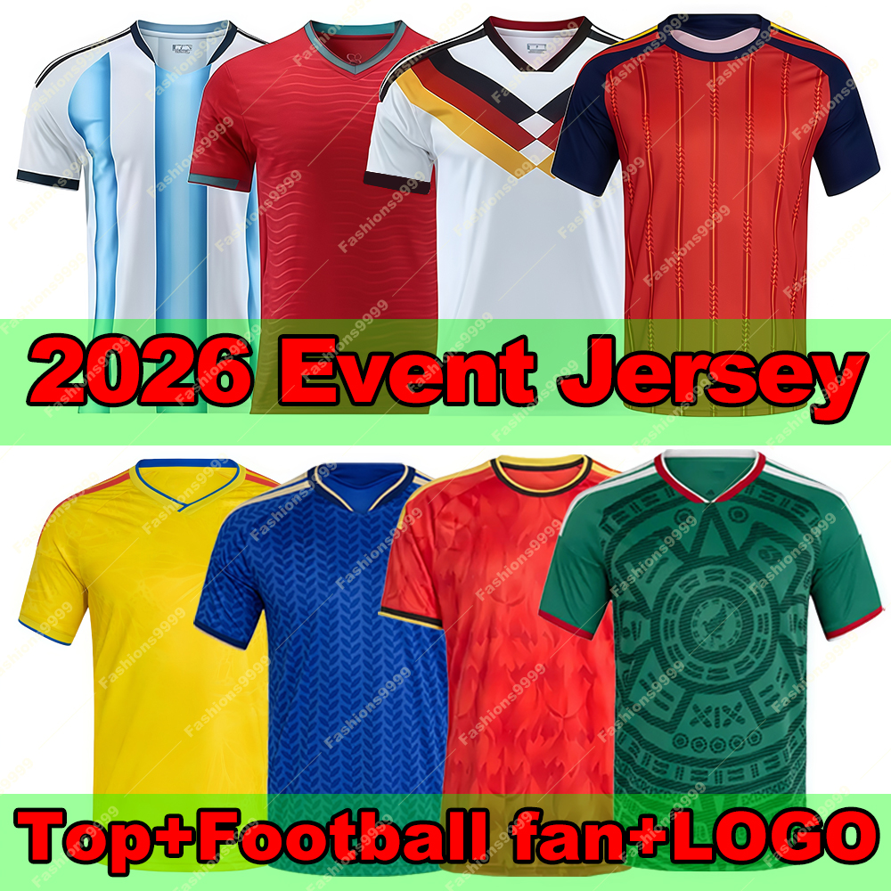2026 World Cup Jersey, Fan Jerseys for Argentina, Brazil, France, Mexico, Spain, Portugal, Germany, England, Belgium, USA, Italy, Colombia and other teams