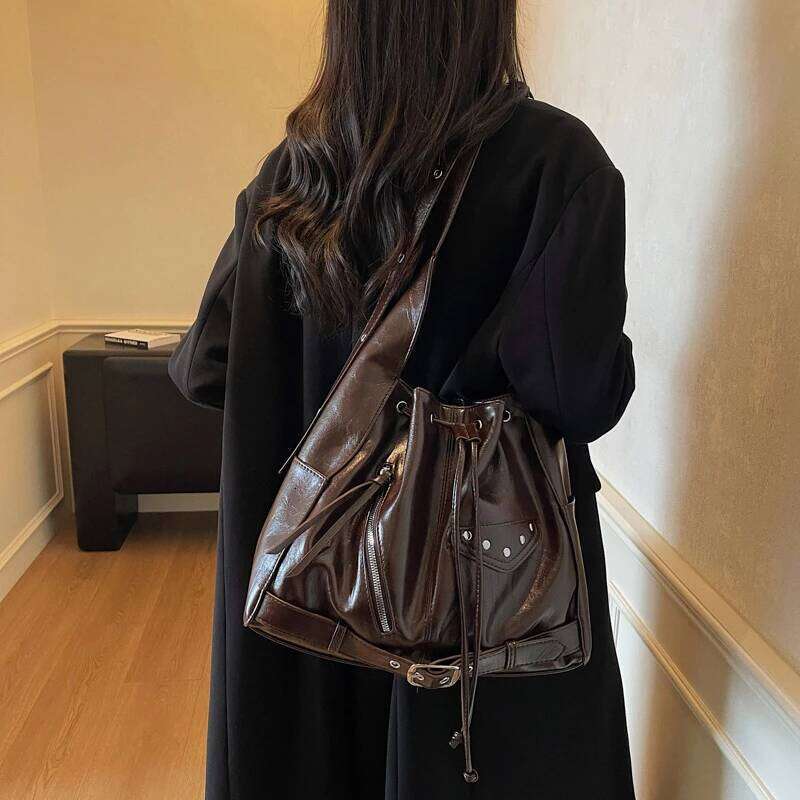 Womens Luxury Leather Classic Fashion Crossbody Designer Shoulder Stylish Tote Bag Elegant Handbag For Daily Modern Dressing Y260205