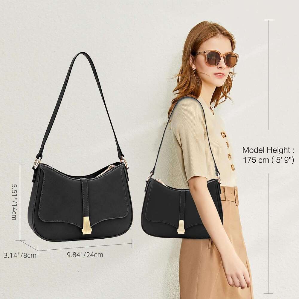 Crescent Shoulder Bag Women Vintage Retro Vegan Leather Clutch Tote Handbags Crossbody Bags Handbag For Women