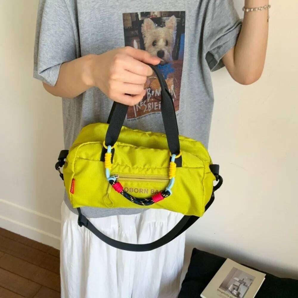 Simple Lightweight Bowling Leisure Adjustable Strap Nylon Crossbody Bag Large Capacity Casual Women's Handbags Outdoor XJ260129