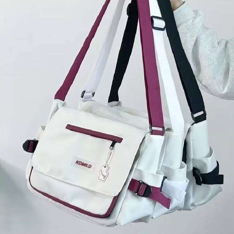 Top Quality Oxford Diagonal Cross Youth Fashion Casual Version Ladies Canvas Shoulder Bag Solid Color Women Messenger Bags XJ260129