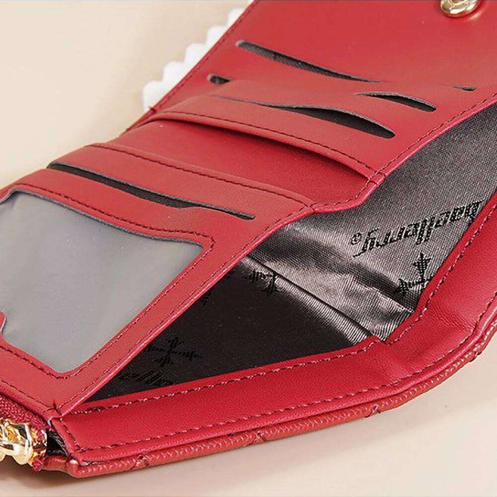 Baellerry Cute Small Purse for Women 2025 - PU Zipper Coin Pouch with Wristlet, Travel Mini Card Holder Y260206