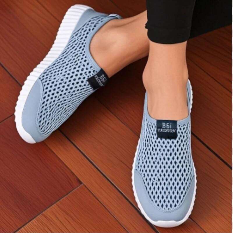 Women Slip on Easy for Lazy People To Wear Mesh Lightweight Fashionable Walking Available New One Foot Hiking Shoes