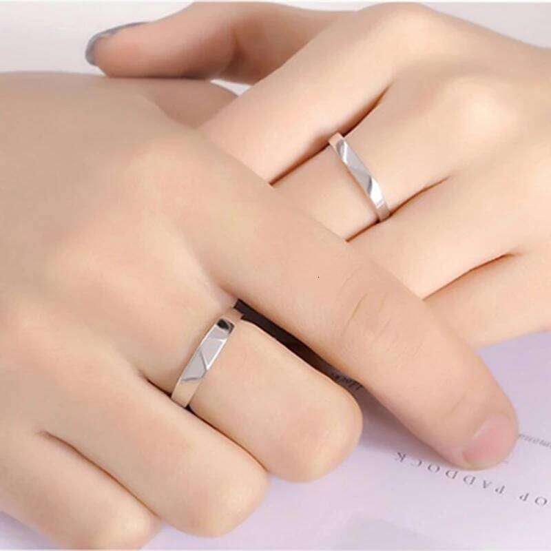 Real 925 Stelring Silver New Man's High Quality Jewelry Fashion Couple Ring For Women XY0393 W260206