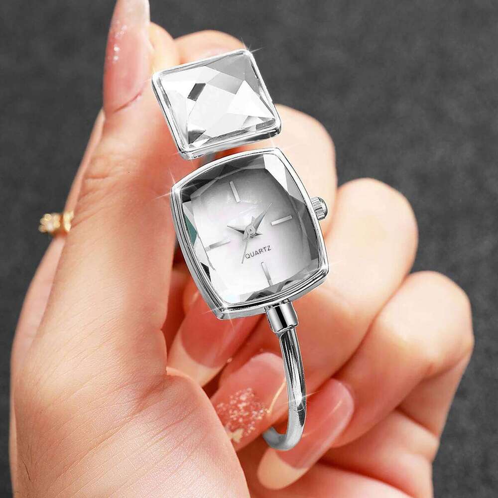 Elegant Square Women Quartz Wristwatch Ladies Fashion Diamond Bracelet Strap Watch Reloj Mujer Girls Clock Gift Z260206
