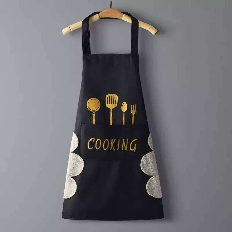 Unisex Sleeveless Apron Waterproof Oilproof Easy Wipe Hands Ideal for Cooking Cleaning Stain Resistance S260205