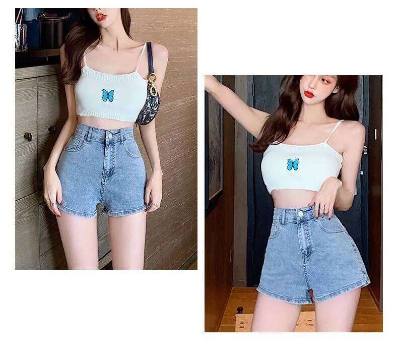 Shorts Women Slender Denim Basic Simple Hot Sale College Summer Trousers Straight Trendy All-match New Arrivals Feminine C260206
