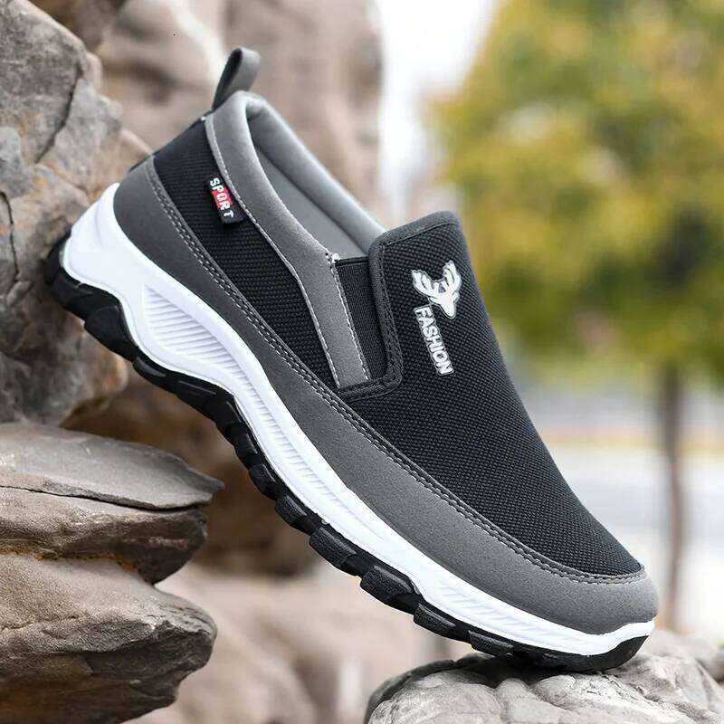 Spring new men's travel breathable casual non slip comfortable outdoor sports hiking discounted shoes free shipping