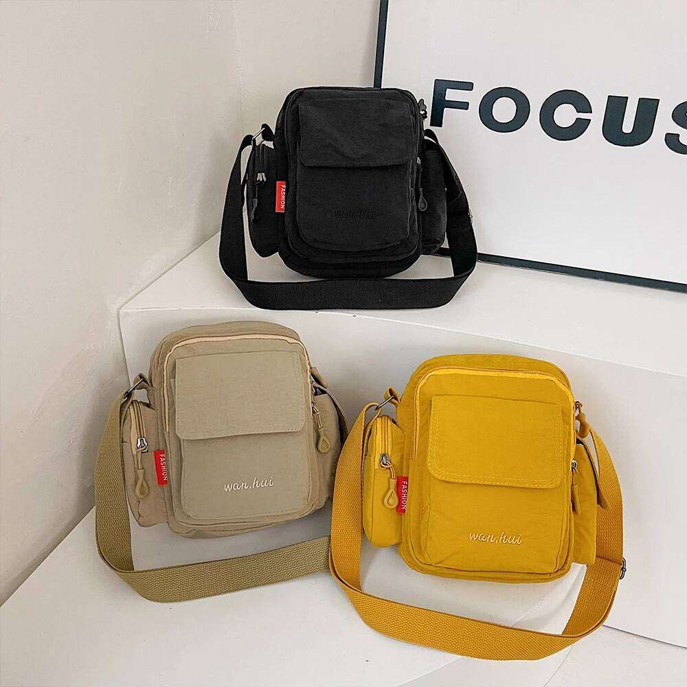 Versatile Nylon Small Square Multi-Functional Large Capacity Commuter Mini Shoulder Mountaineering Bag XJ260129